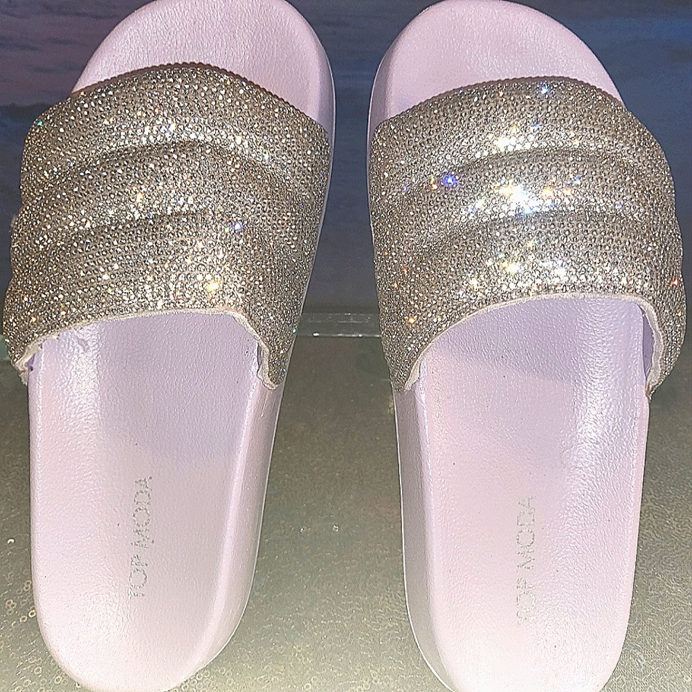Women's sandal slides lavender